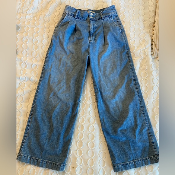 Wide Leg Madewell Jeans - Picture 1 of 3